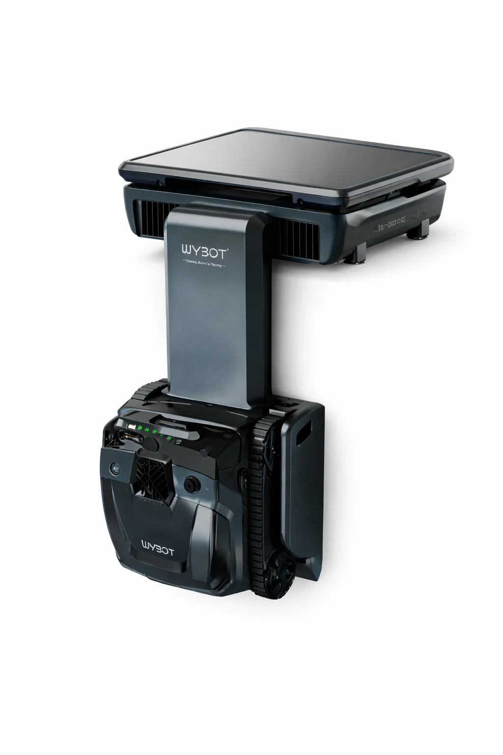 Robot S3 recharge solaire/vision IA de Wybot sans fil pour piscines creusées