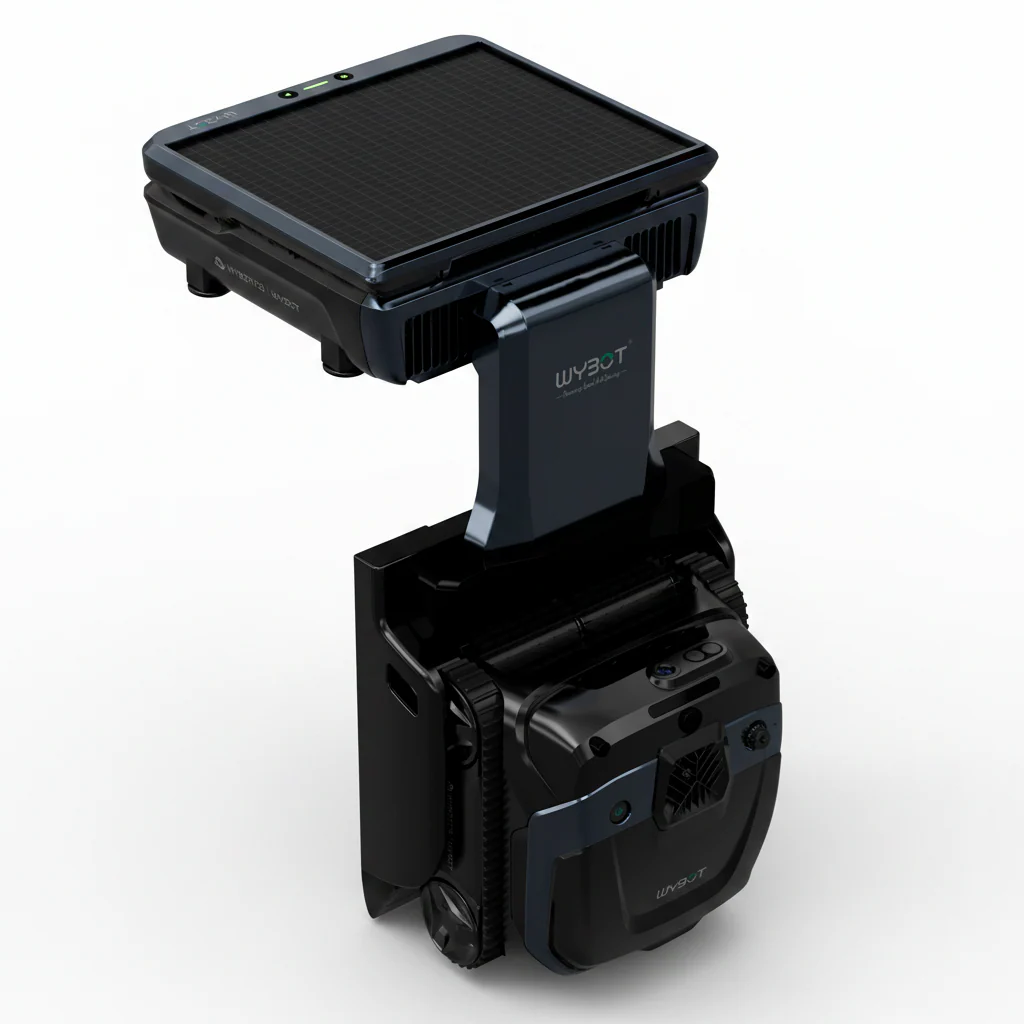 Robot S3 recharge solaire/vision IA de Wybot sans fil pour piscines creusées - Image 7