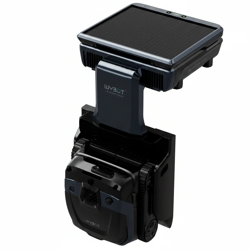 Robot S3 recharge solaire/vision IA de Wybot sans fil pour piscines creusées - Image 8