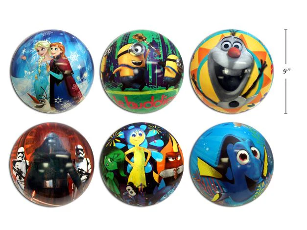 Ballon gonflable 9'' avec personnage
