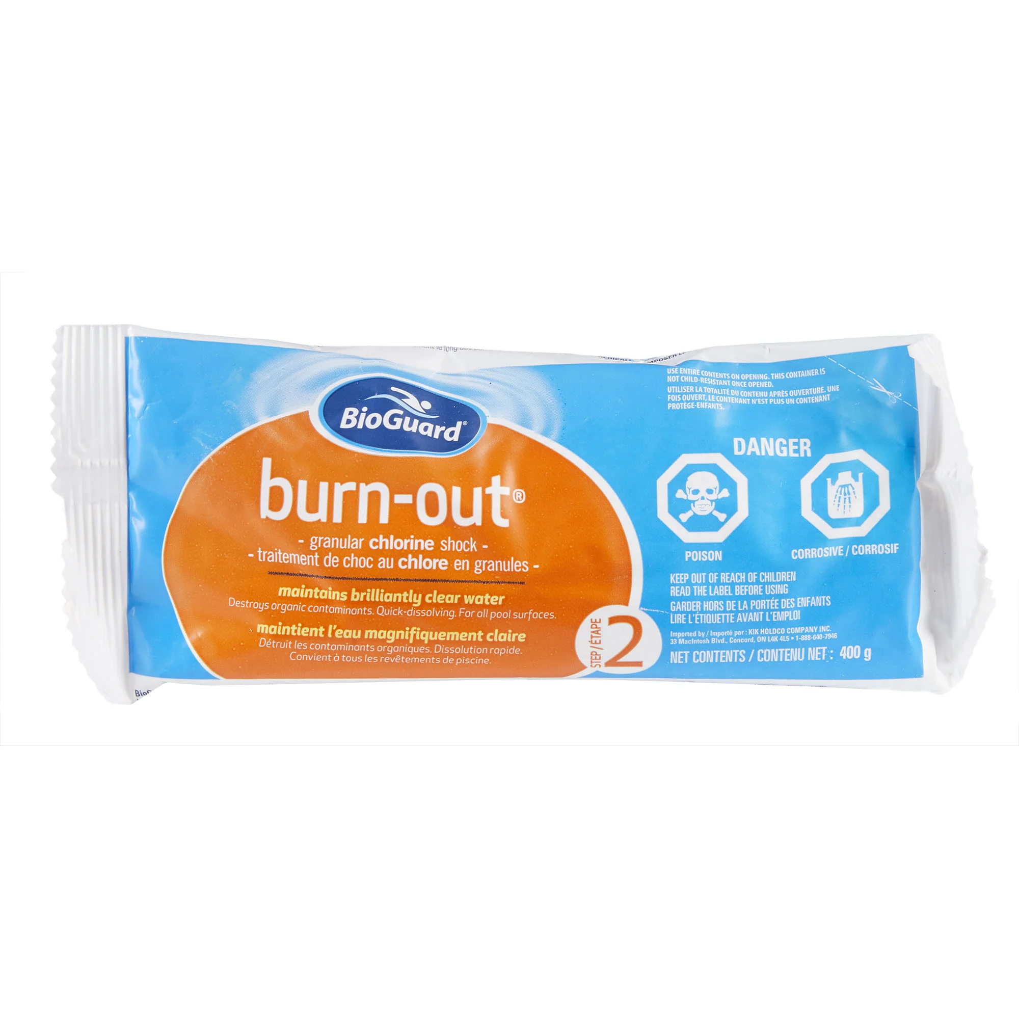 Traitement de choc burnOut pour piscine - Bioguard