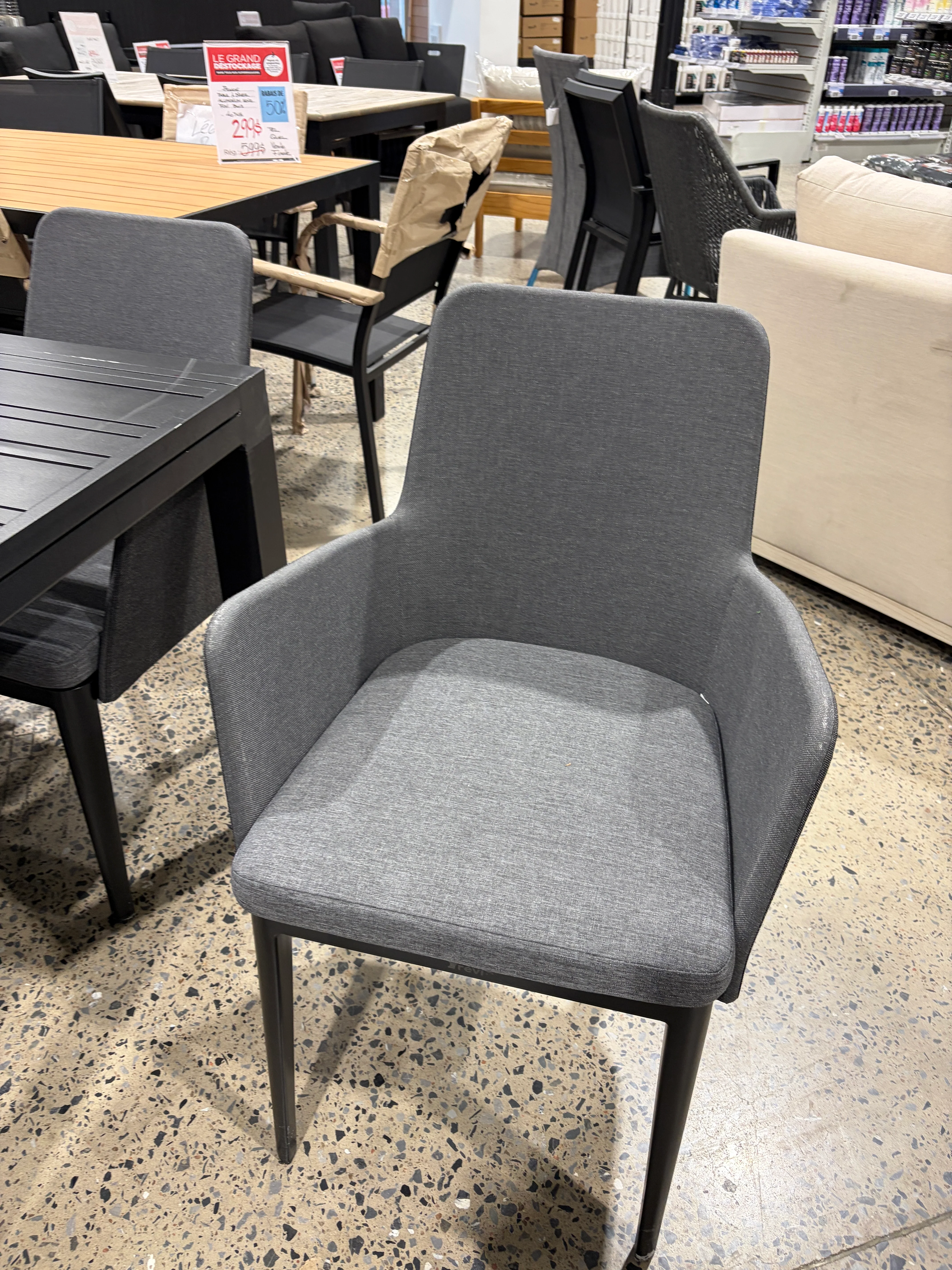 Chaise à dîner Seoul noir - Démonstrateur avec imperfections