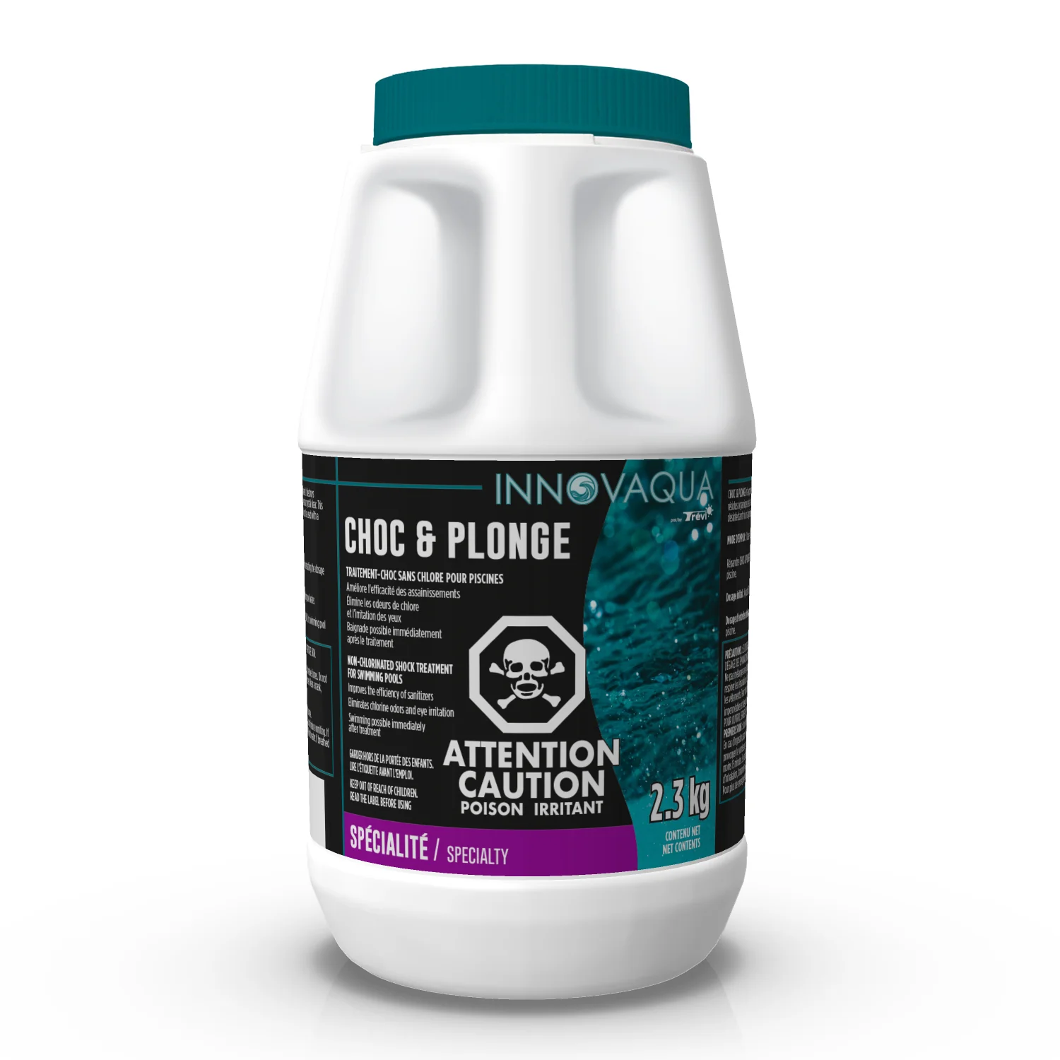 Traitement de choc sans chlore pour piscine - Choc & plonge 2.3 kg