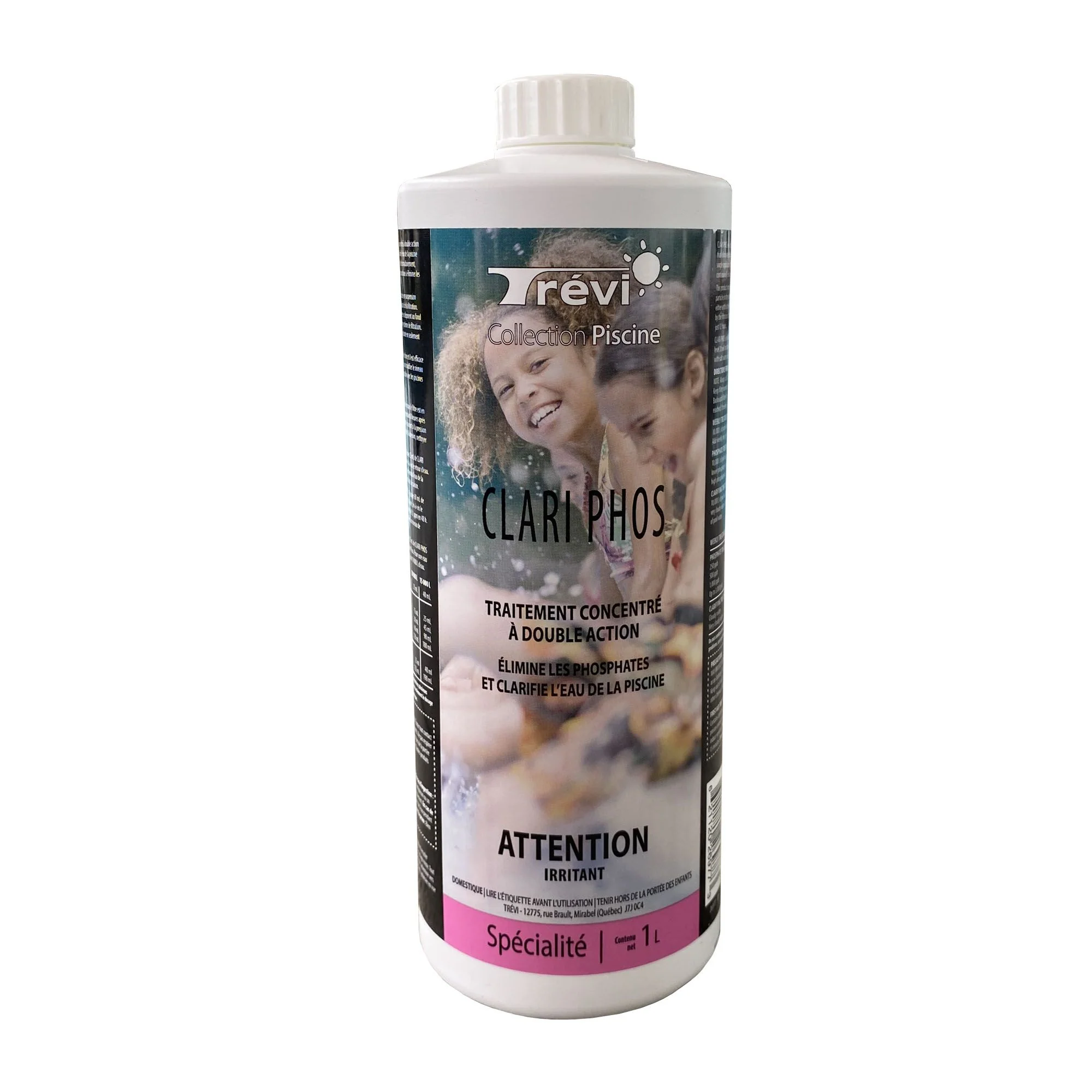 Clarifiant et antiphosphates pour piscine - Clari phos