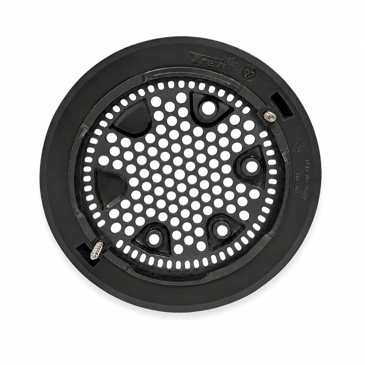 Couvercle de drain de fond noir avec vis - 140-4227 - Image 2