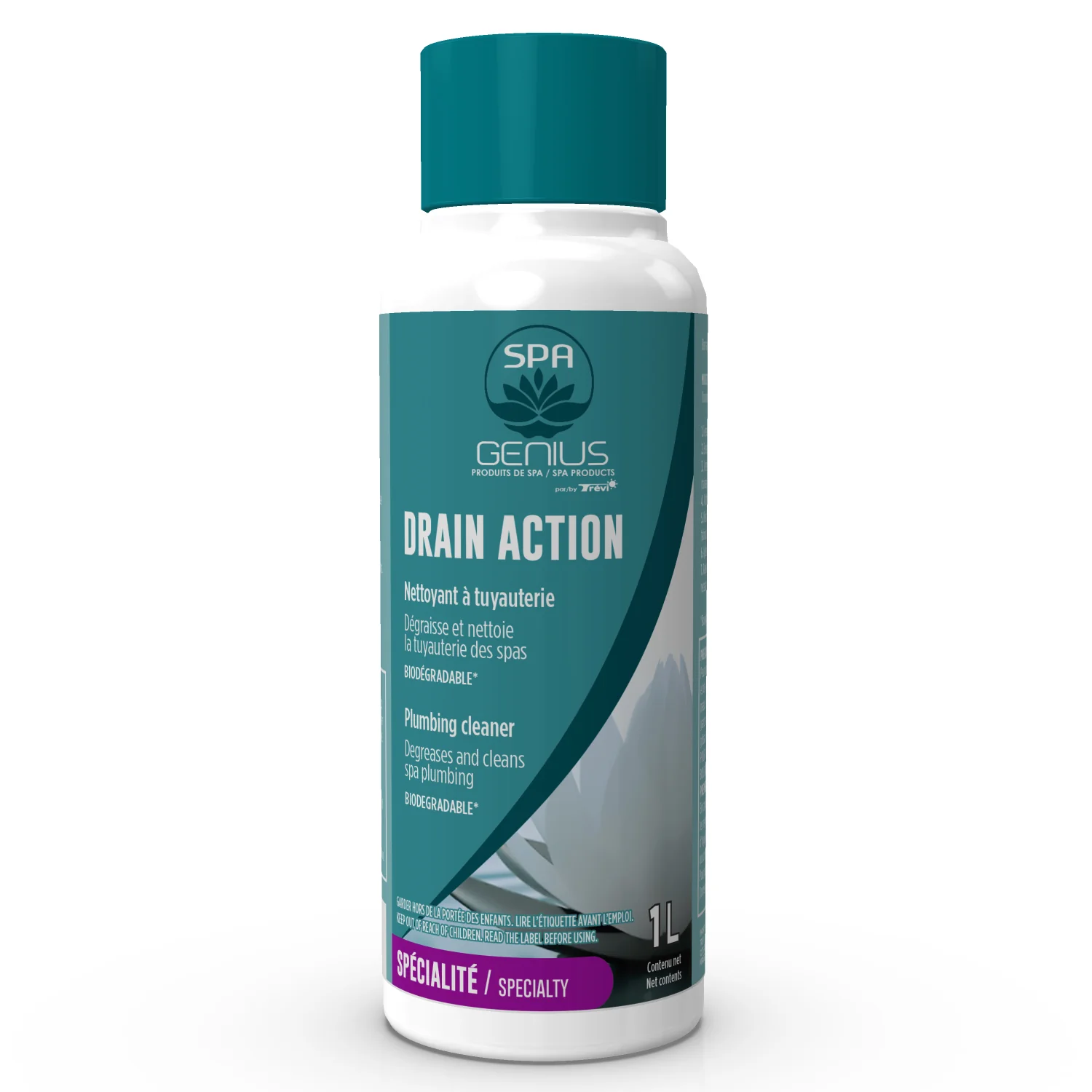 Nettoyant de tuyauterie pour spa - Drain action 1L