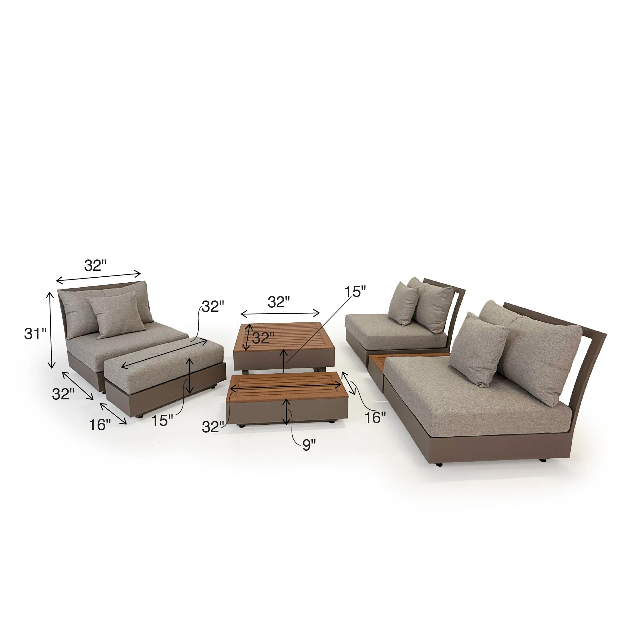 Ensemble salon inspiration condo - 3 places - Image 20