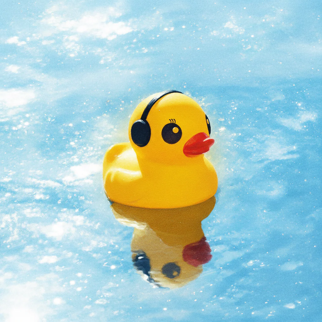 Lampe solaire flottante mini canard pour piscine et spa - CT228DE - Image 3