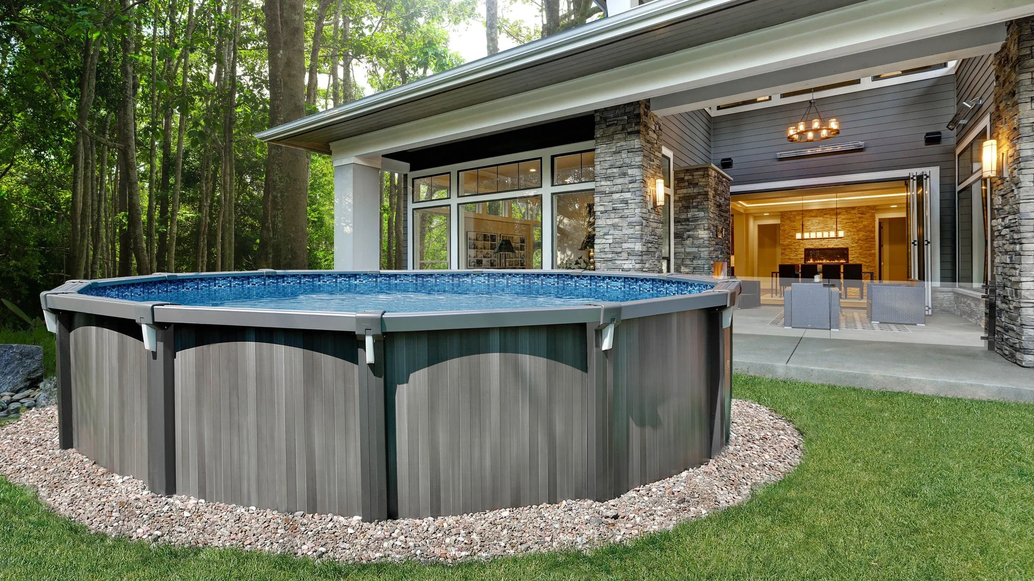 Piscine hors terre Astral 12' avec installation - Image 2