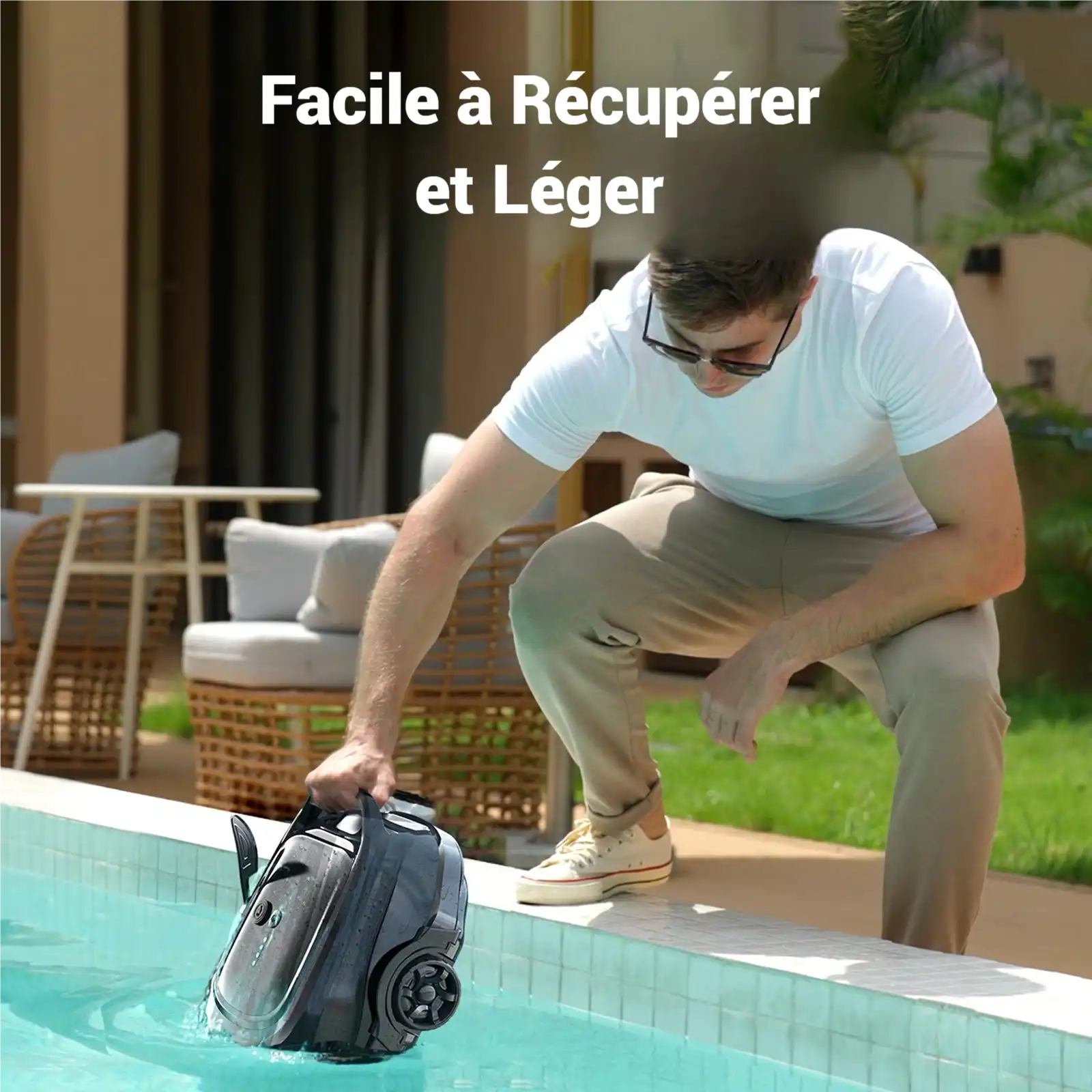 Robot A1 de Wybot sans fil pour piscines hors terre - Image 7