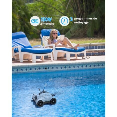Robot Falcon de Wybot avec fil pour piscines hors terre - Image 4