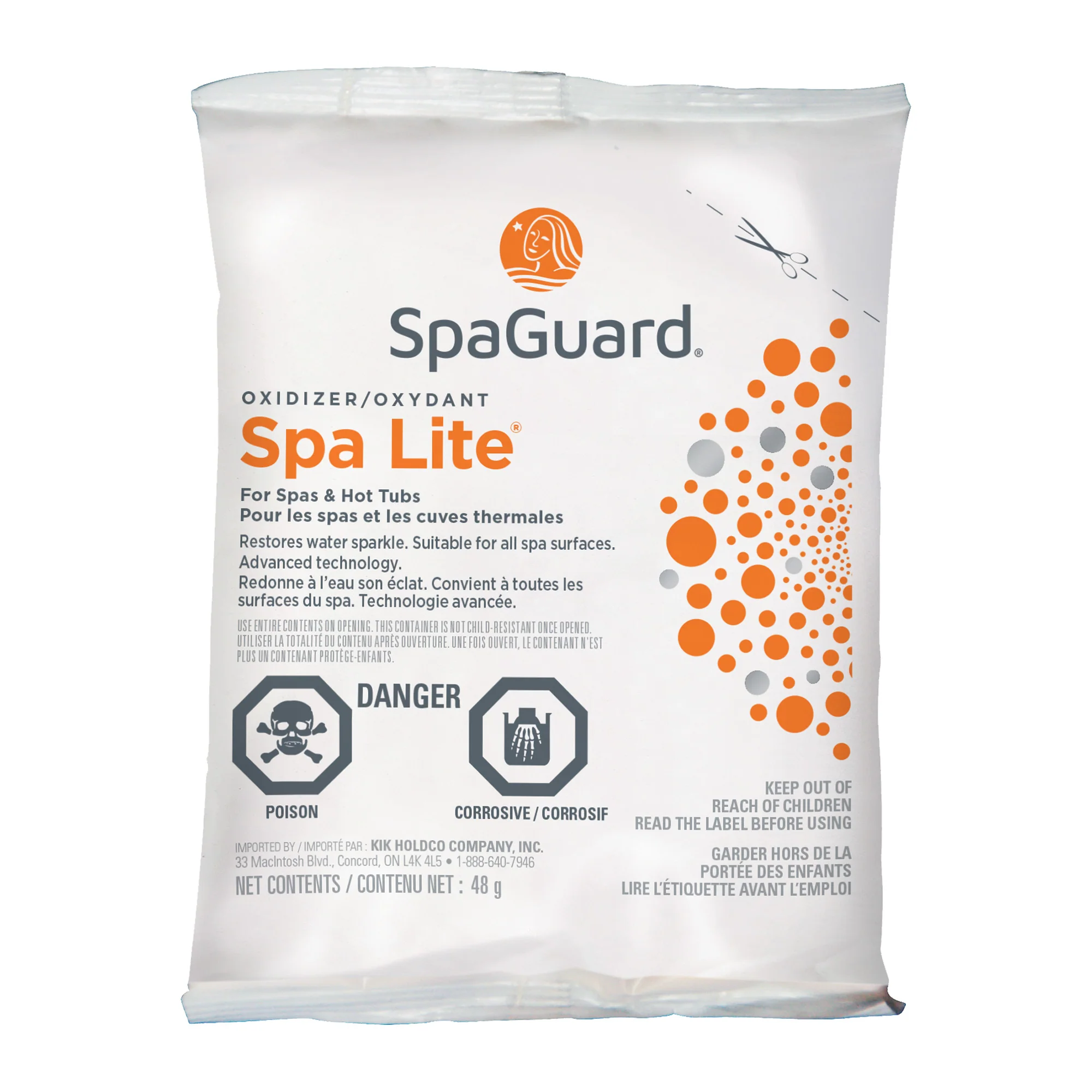 Traitement de choc et clarifiant pour spa - Spa Lite 6 x 48 g - Bioguard