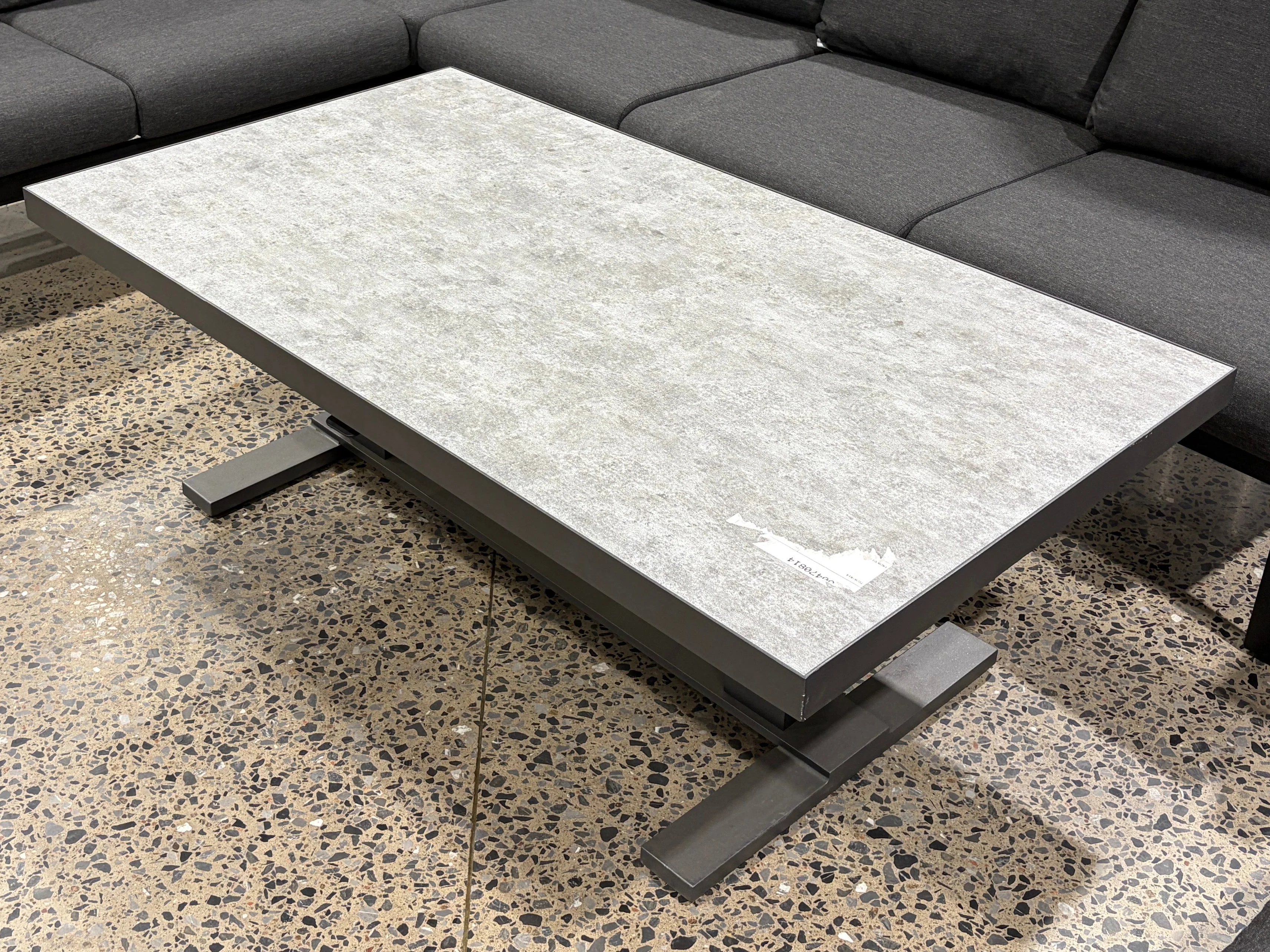Table ajustable Santiago grise - Démonstrateur avec imperfections - Image 2