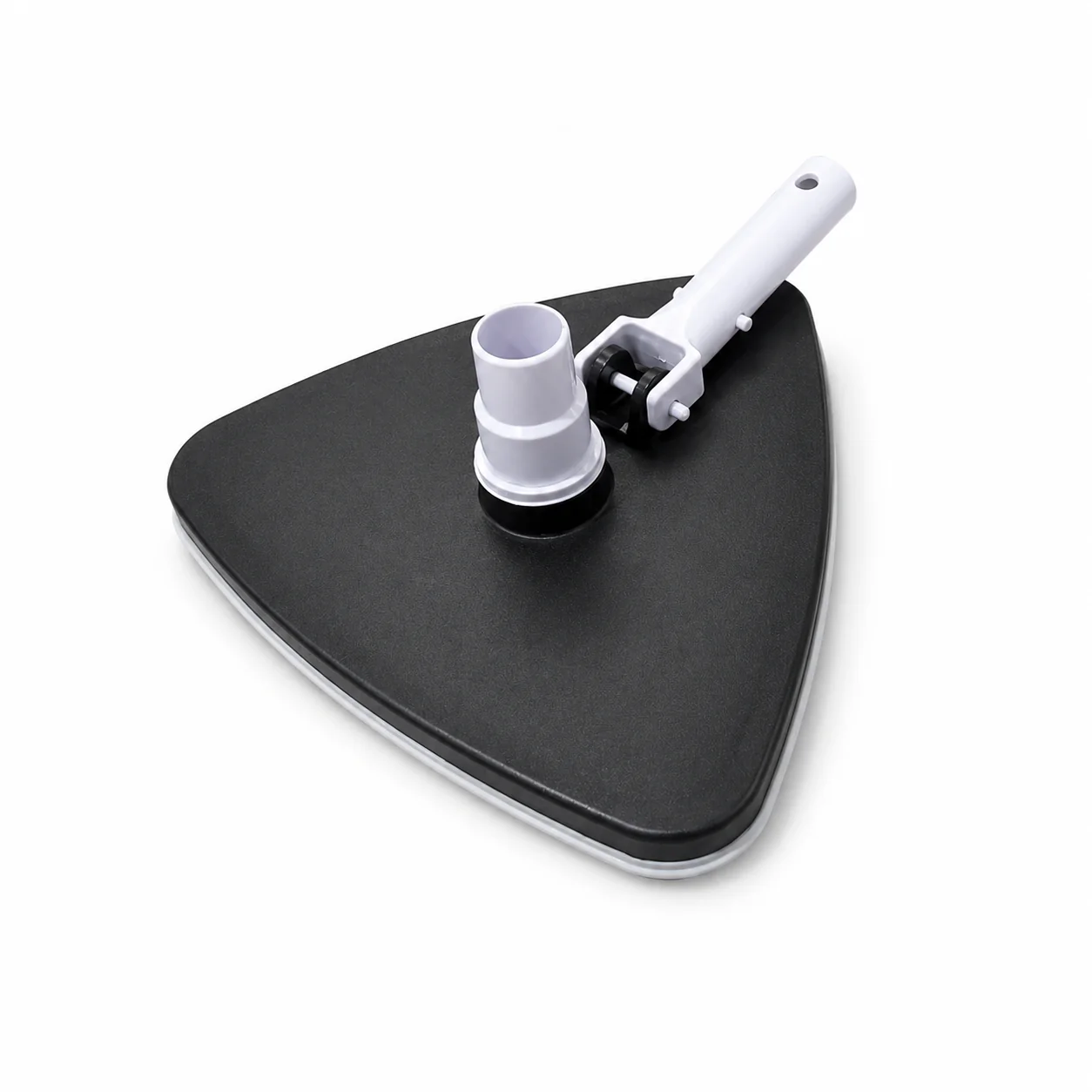 TĂȘte de balayeuse triangulaire noir avec adaptateur pivotant - ACM1BLK