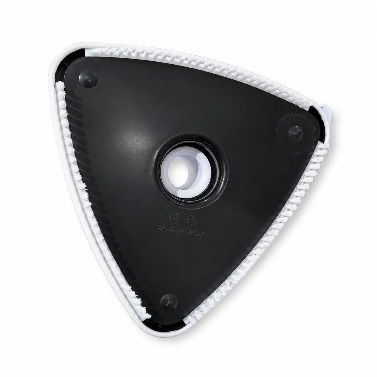 TĂȘte de balayeuse triangulaire noir avec adaptateur pivotant - ACM1BLK - Image 2