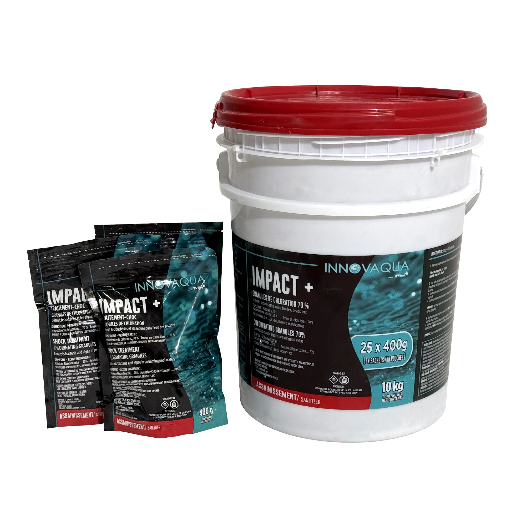 Traitement choc en sachets pré-mesurés pour piscine Impact + - Image 2
