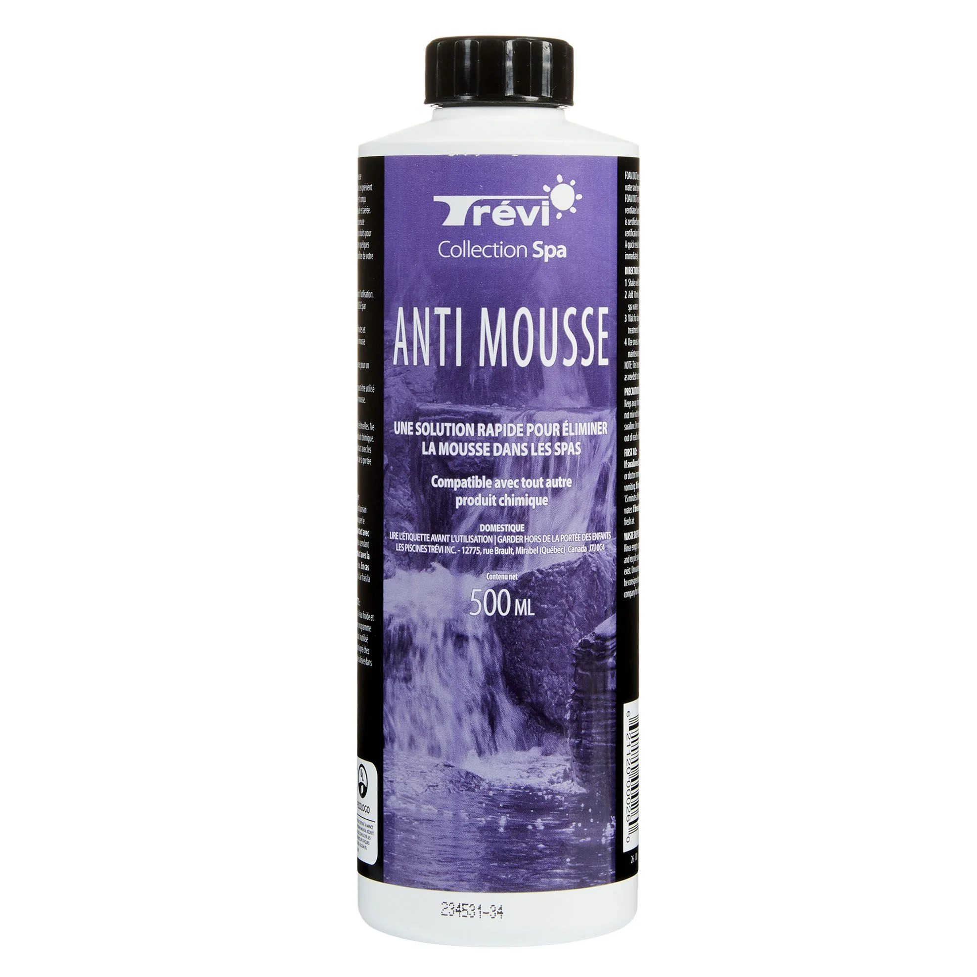 Anti mousse pour spa - 500 ml
